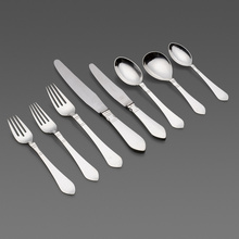 Appraisal: Georg Jensen CONTINENTAL ANTIK FLATWARE SERVICE Georg JensenDenmark th centurysterling