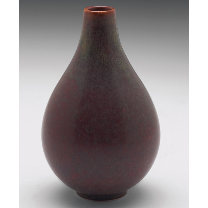 Appraisal: Saxbo vase designed by Nathalie Knebs c gourd shape covered