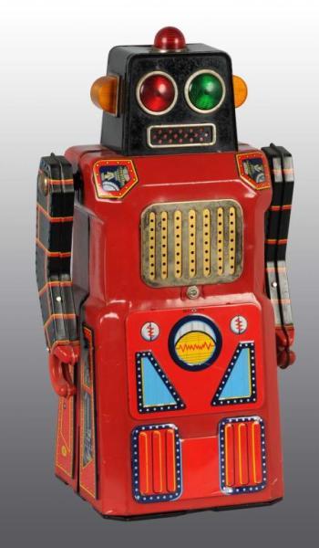 Appraisal: Train Robot Battery-Operated Toy Description Japanese Working One of the