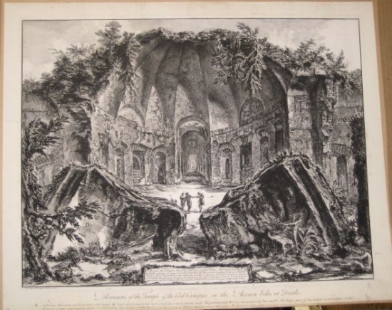 Appraisal: GIOVANNI B PIRANESI Avanzi del Tempio del Dio Canopo nella