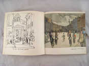 Appraisal: A hessian bound book of printed pictures by Russian artist