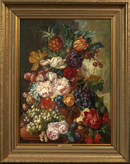 Appraisal: Manner of Jan Van Os Dutch - Still Life with