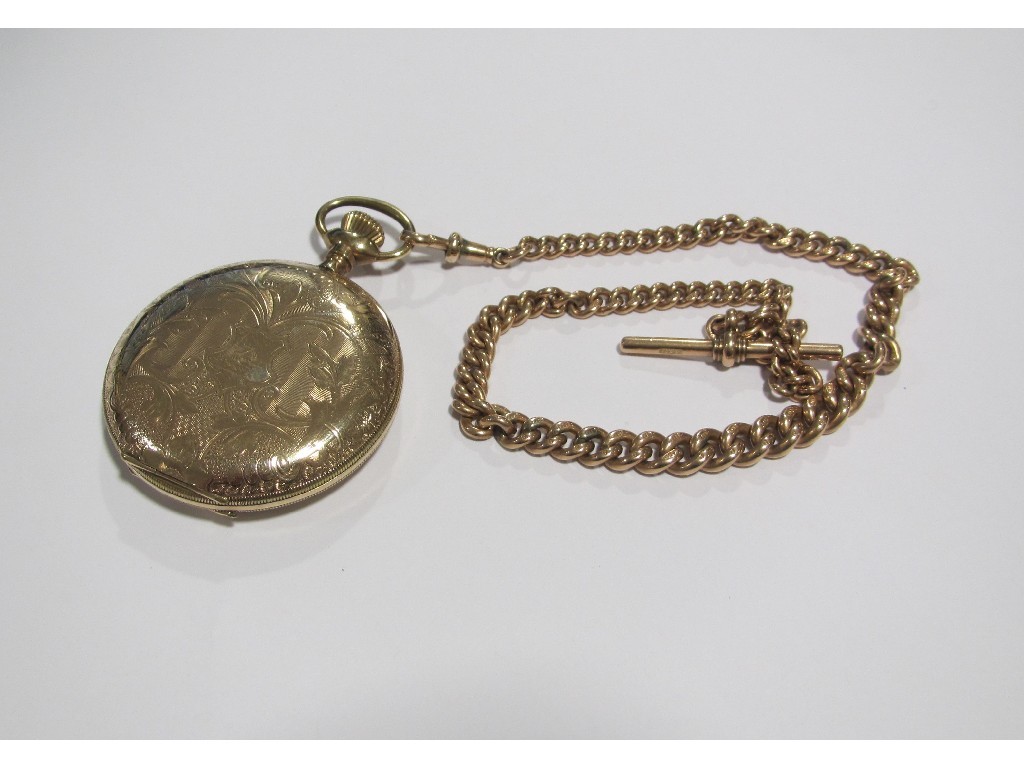 Appraisal: A Victorian ct rose gold graduating curb link Albert chain