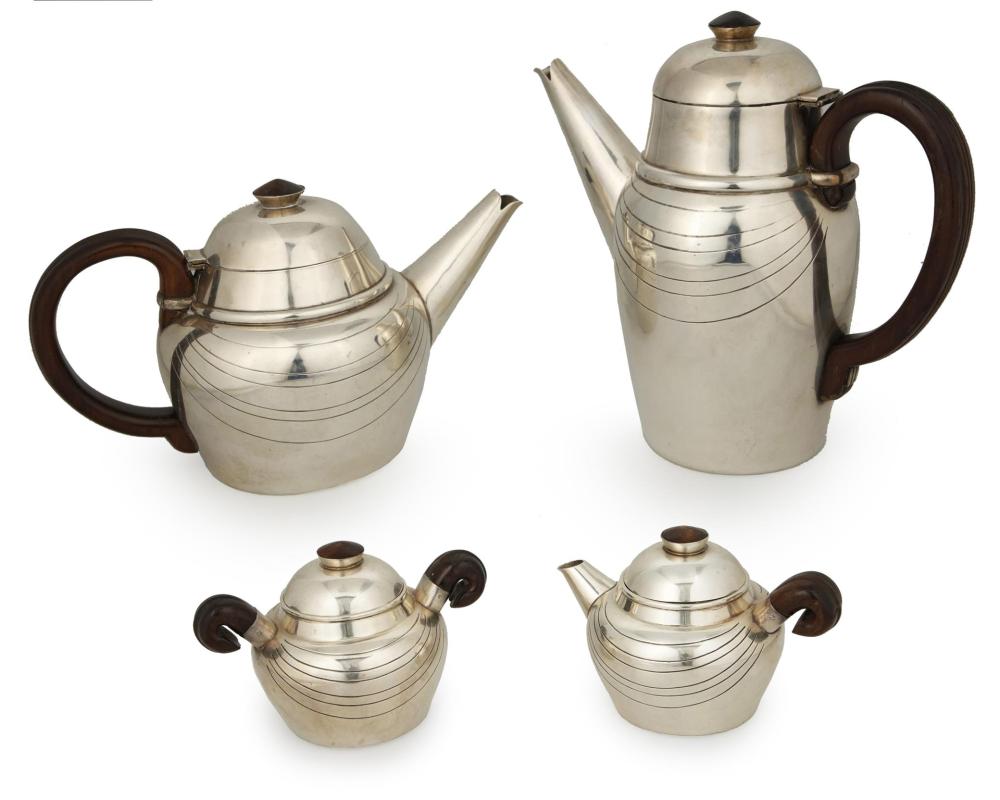 Appraisal: A William Spratling Provincial sterling silver tea service William Spratling