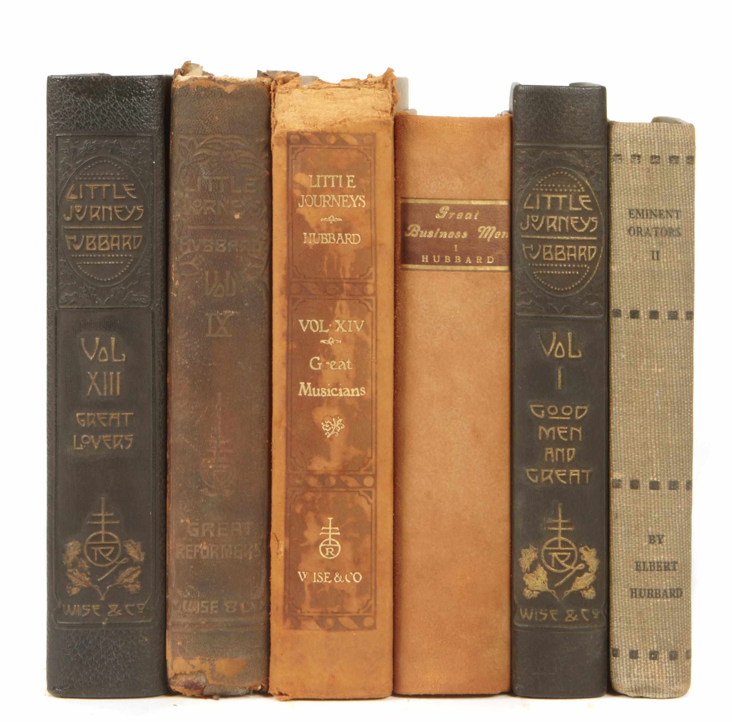 Appraisal: ROYCROFT volumes including Hubbard Elbert Little Journeys to the Homes