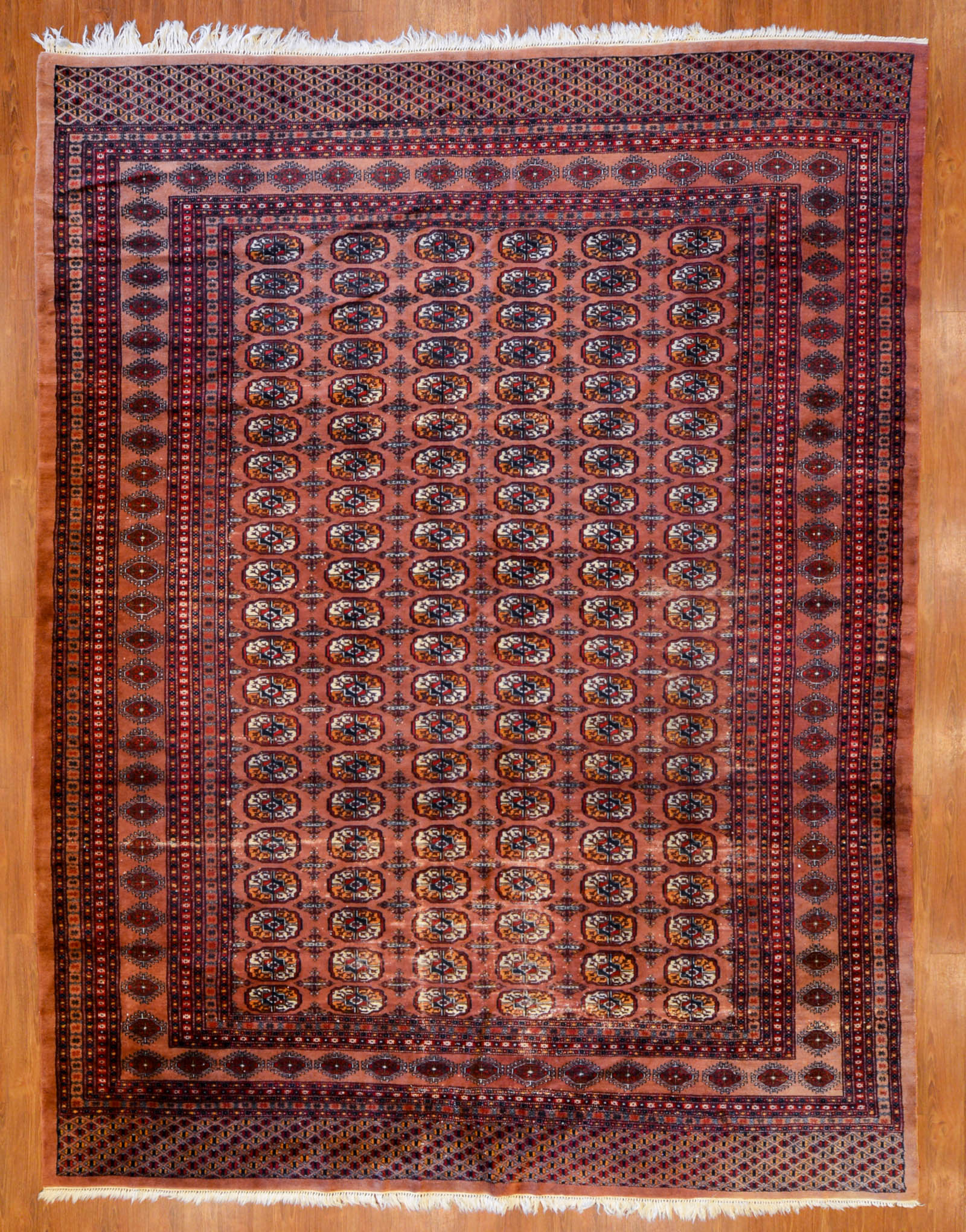 Appraisal: BOKHARA RUG PAKISTAN X Fourth quarter- th century hand-knotted wool