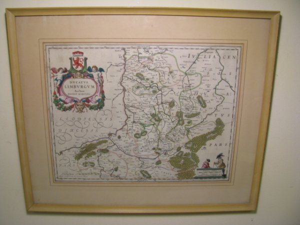 Appraisal: Guiljelmum et Joannem Blaeu hand colored map of Amsterdam Some