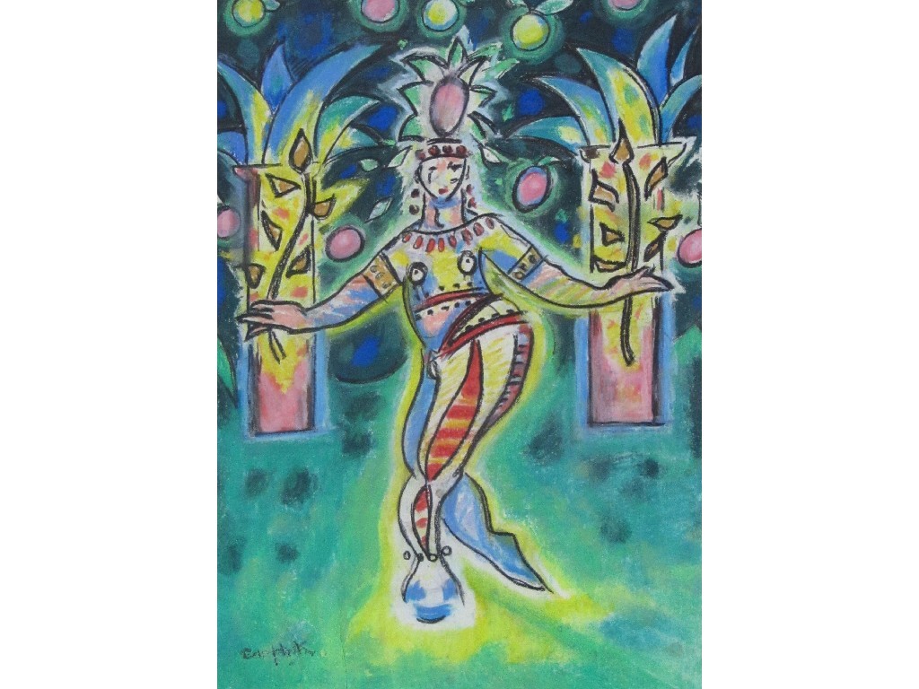 Appraisal: CAMPBELL SMITH fl - THE JUGGLER Pastel signed x cm