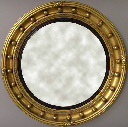 Appraisal: Federal style bull's-eye mirror dia