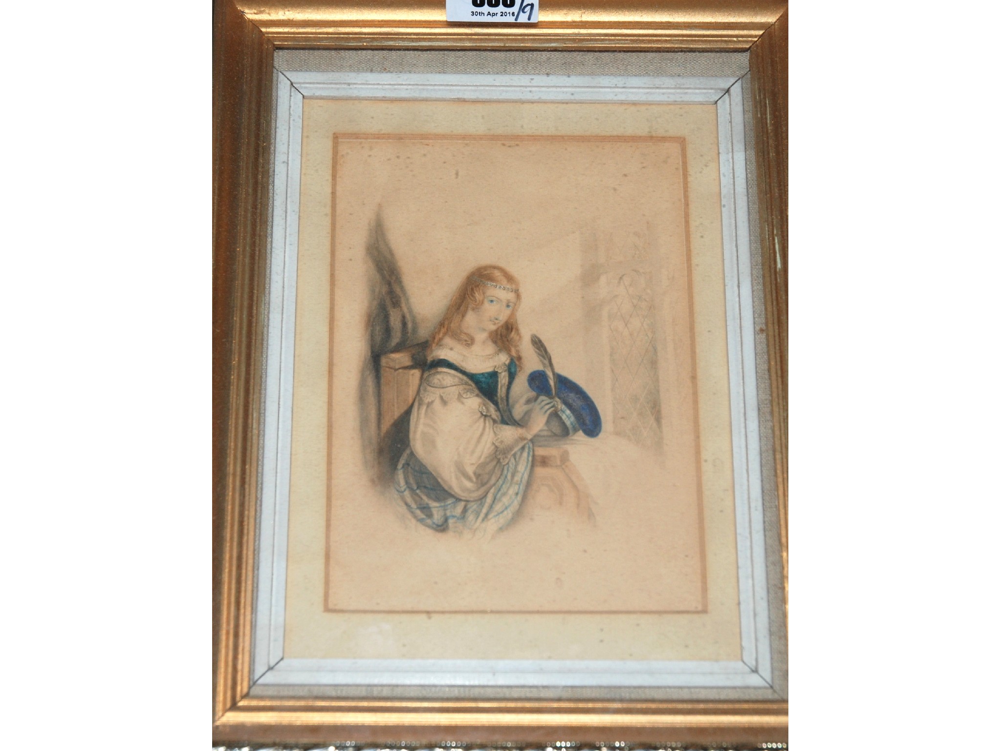 Appraisal: SCOTTISH SCHOOL th Century Portrait of Flora Macdonald watercolour various