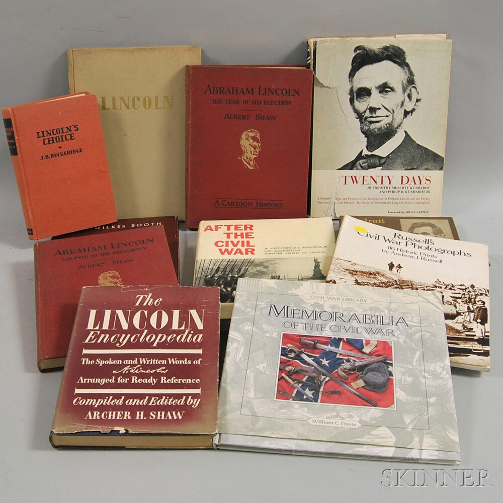 Appraisal: Collection of Books Pertaining to Abraham Lincoln and the Civil