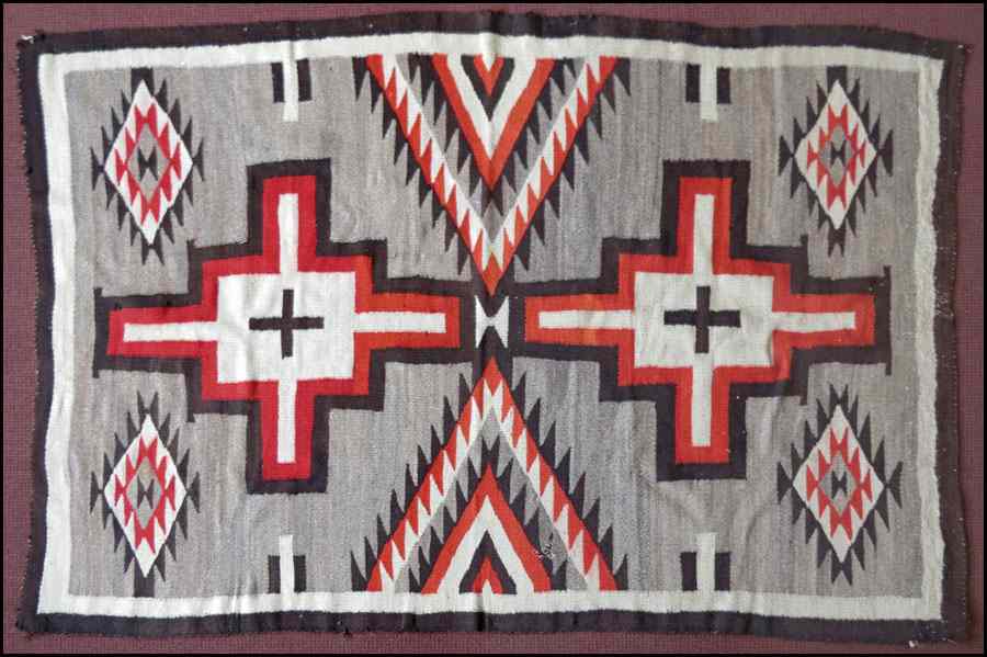 Appraisal: NAVAJO CHIEF'S BLANKET Circa ''x '' Condition No Specific Condition