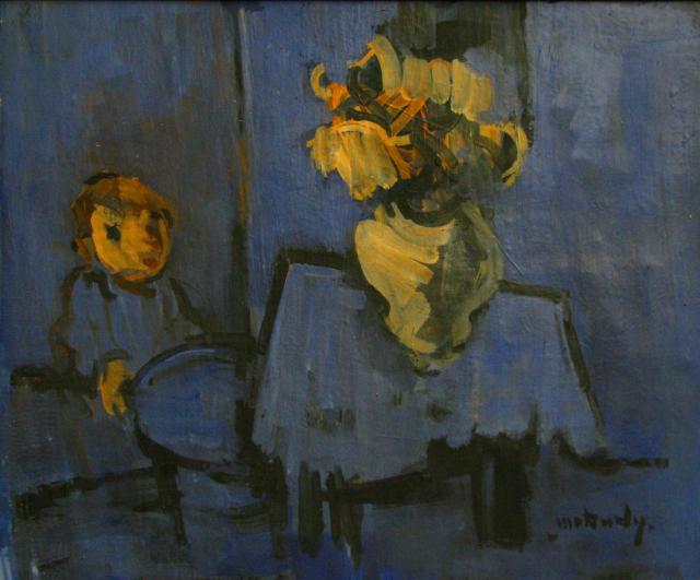 Appraisal: Moshe Mokady Israel - x oil on board signed lower