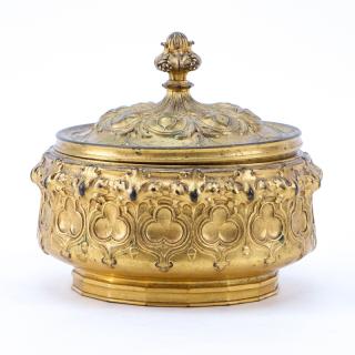 Appraisal: F Barbedienne th Century French Louis XVI Gilt Bronze Covered