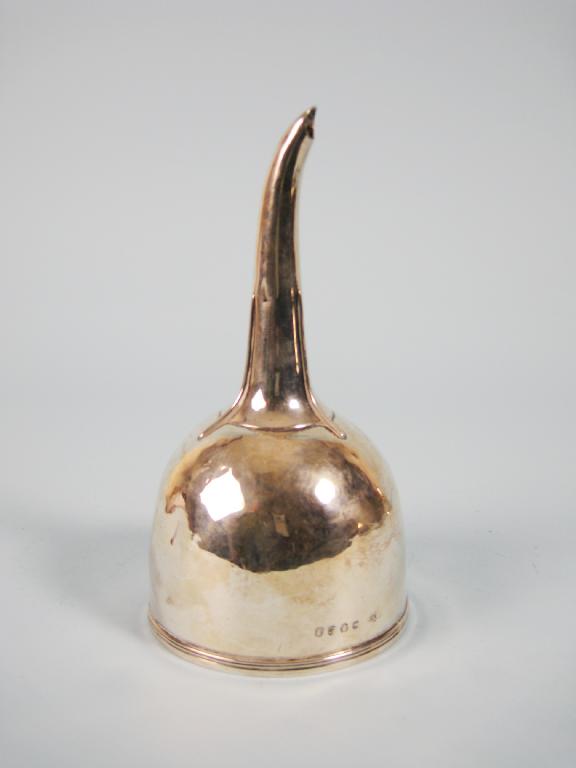 Appraisal: A Table Bell converted from a wine funnel London