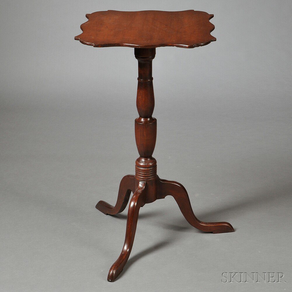 Appraisal: Federal Cherry Candlestand possibly Connecticut River Valley early th century