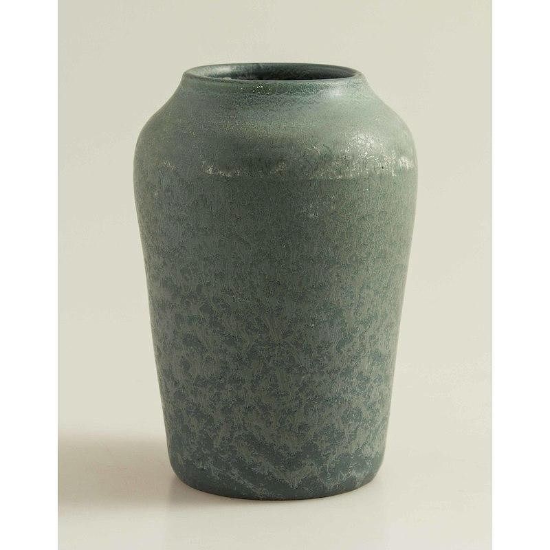 Appraisal: Hampshire Art Pottery Vase Hampshire art pottery vase with blue