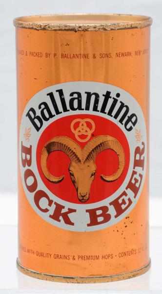 Appraisal: Ballantine Bock Beer Flat Top Beer Can - Some light