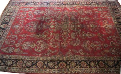 Appraisal: Sarouk carpetwest persia circa