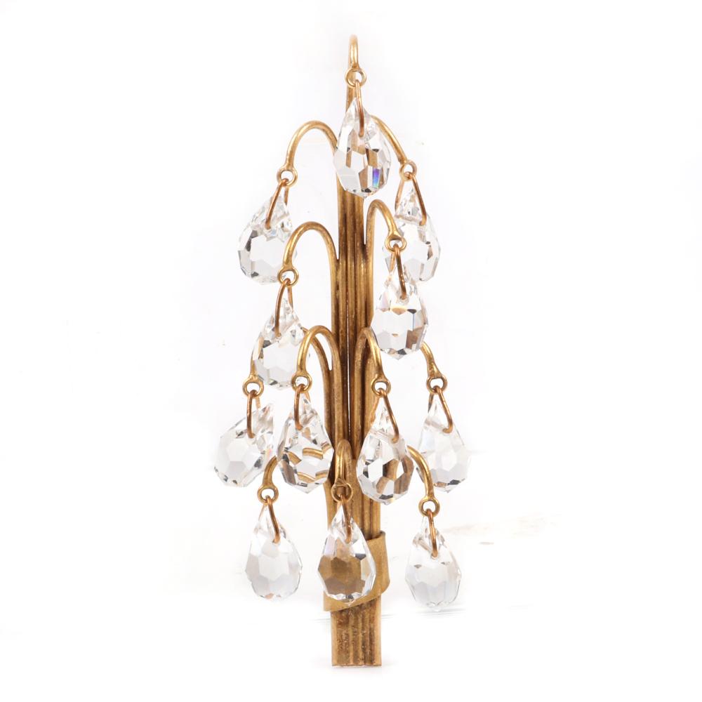 Appraisal: JOSEFF OF HOLLYWOOD LARGE H GOLD TONE FOUNTAIN SPRAY PIN