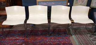 Appraisal: lot of Massimo Lella Vignelli for Knoll Handkerchief chairs circa