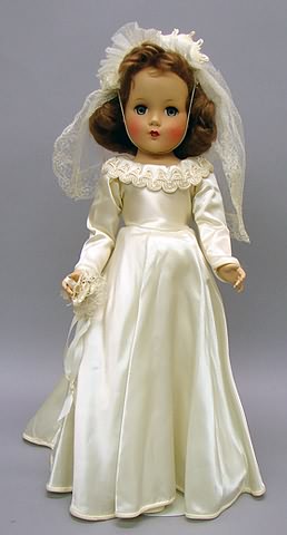 Appraisal: Unmarked HP Nancy-Lee Nannette type doll Blue sleep eyes brown