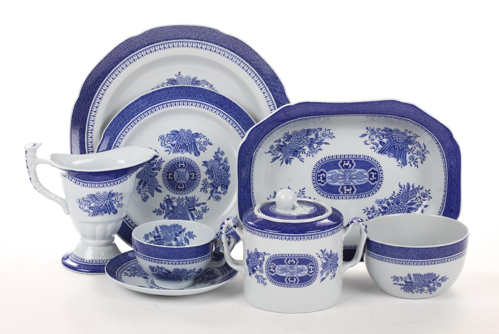 Appraisal: Copeland Spode Fitzhugh dinner service ironstone in the Chinese Export