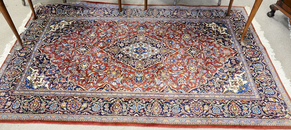 Appraisal: Oriental area rug ' x ' Oriental area rug '