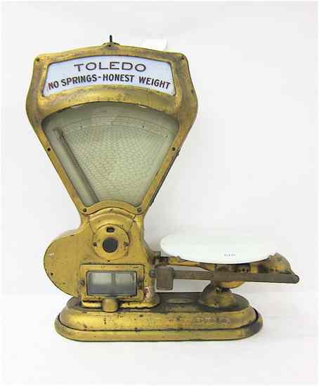 Appraisal: VINTAGE TOLEDO DIAL PLATFORM SCALE Toledo Scale Co Toledo Ohio