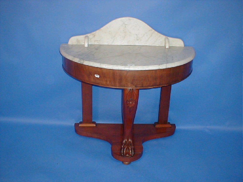 Appraisal: A Victorian marble top mahogany duchess wash stand