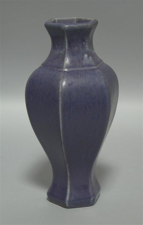 Appraisal: FULPER PURPLE TALL VASE h in Provenance Estate of R