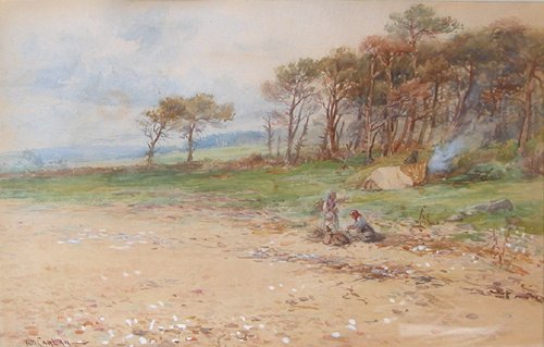 Appraisal: Artist Carlow William Title On the Shore Near Helensburgh Medium