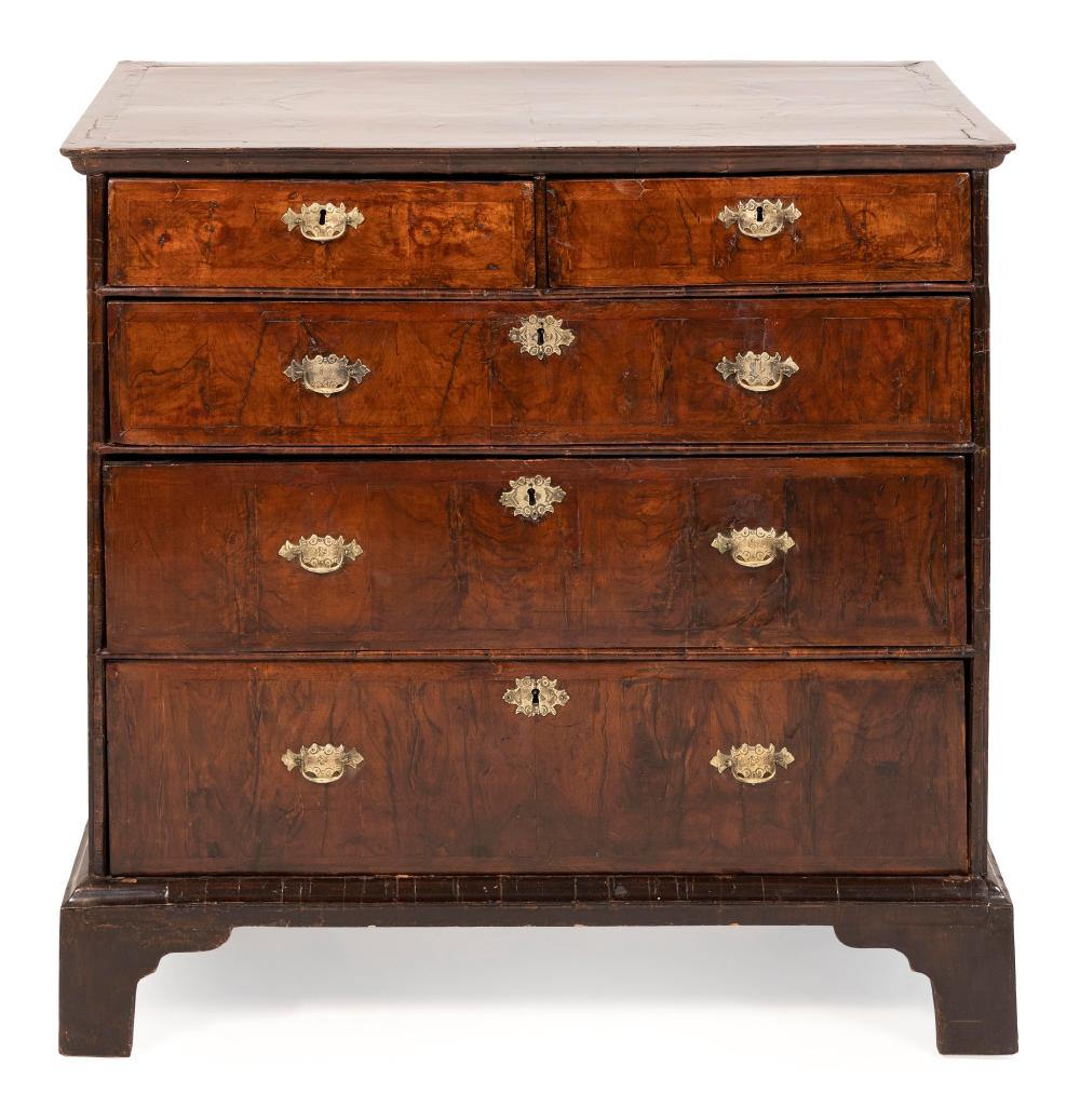 Appraisal: ENGLISH FIVE-DRAWER BUREAU TH CENTURY HEIGHT WIDTH DEPTH ENGLISH FIVE-DRAWER