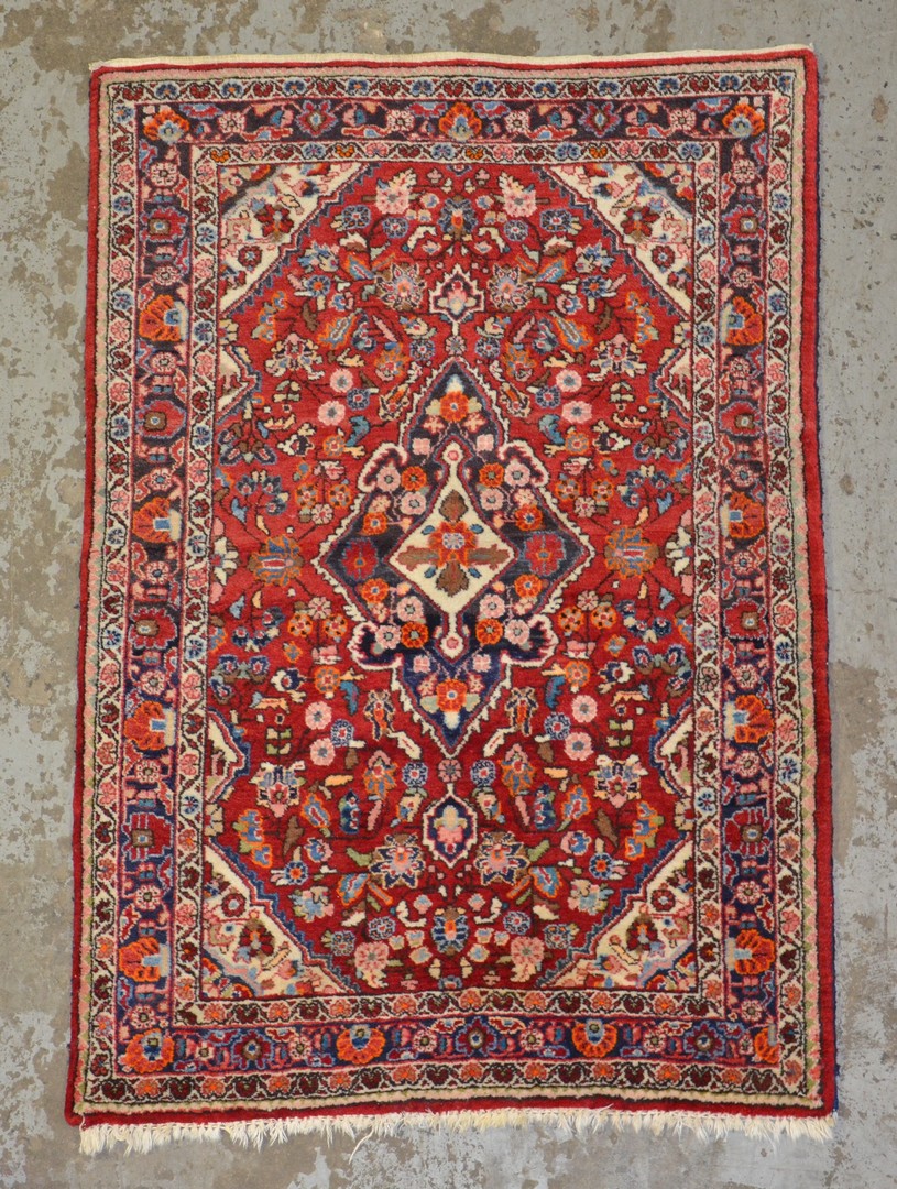 Appraisal: x Bidjar throw rug