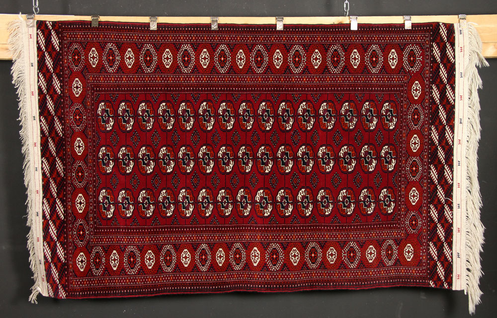 Appraisal: - Bokhara Rug Bokhara rug x Provenance From the estate