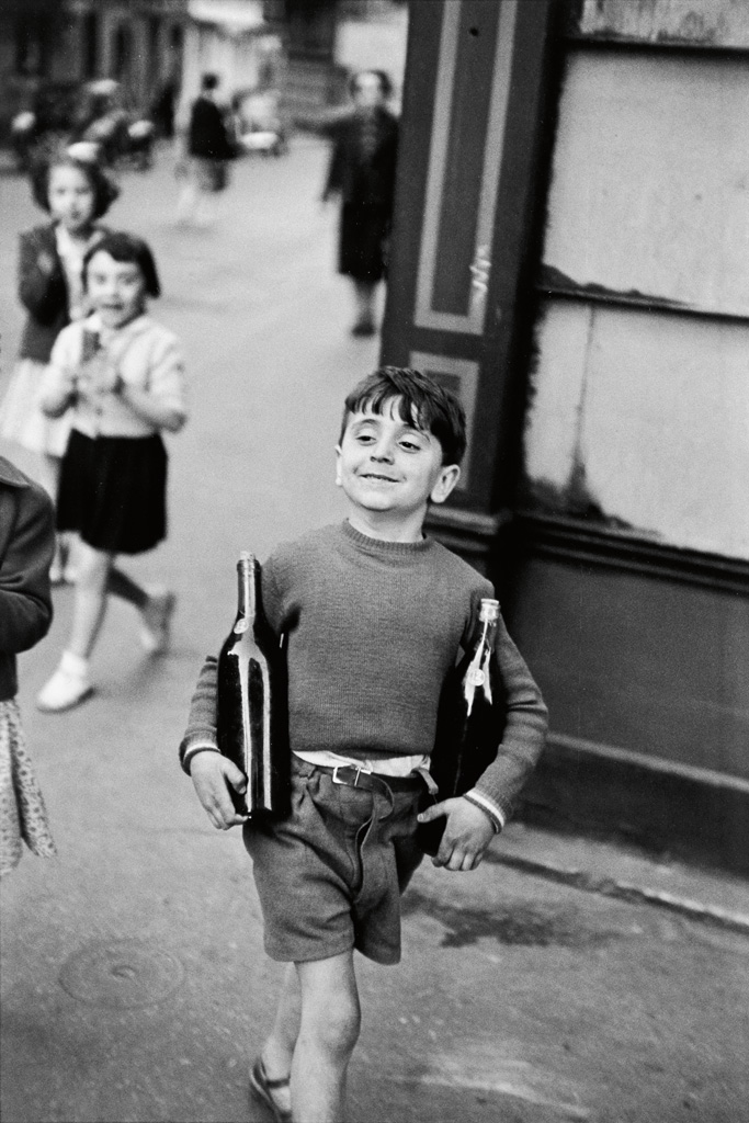 Appraisal: HENRI CARTIER-BRESSON - Rue Mouffetard Silver print x inches x