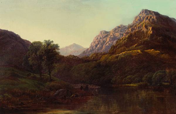 Appraisal: Walter Williams British th Century A mountainous river landscape with