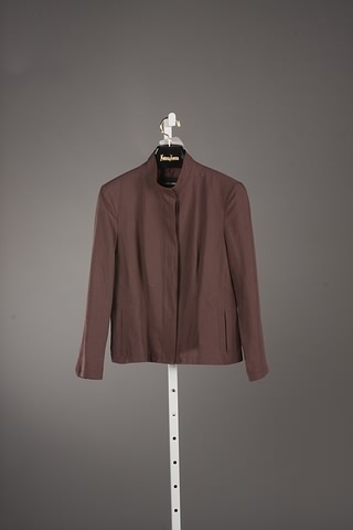 Appraisal: Giorgio Armani plum colored jacket Approx size M Good condition