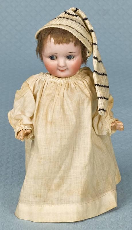 Appraisal: German bisque head googly eye doll inscribed De German bisque