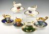 Appraisal: TEA CUP AND SAUCER LOT - Six cups saucers including