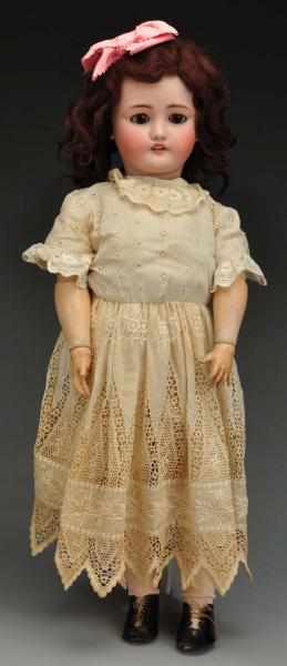 Appraisal: Large C M Bergmann Child Doll Description German bisque socket