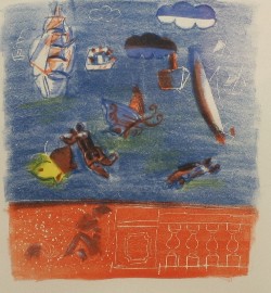 Appraisal: Raoul Dufy - Untitled lithograph x cm Provenance Private Collection