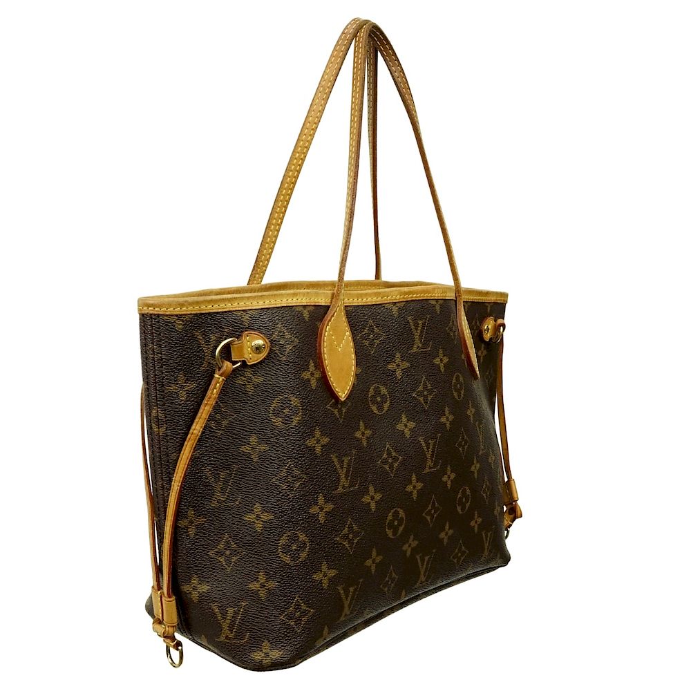 Appraisal: Louis Vuitton Brown Monogram Canvas Neverful PM Louis Vuitton Brown