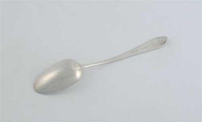 Appraisal: A George III Irish provincial dessert spoon with a pointed