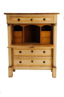 Appraisal: Louis Philippe Painted Secretaire a Abattant French first half th