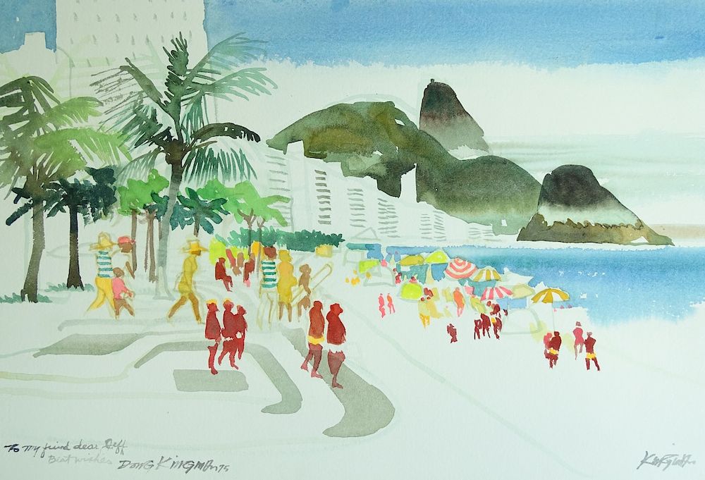 Appraisal: Dong Kingman - Hawaii Dong Kingman - Hawaii Watercolor on