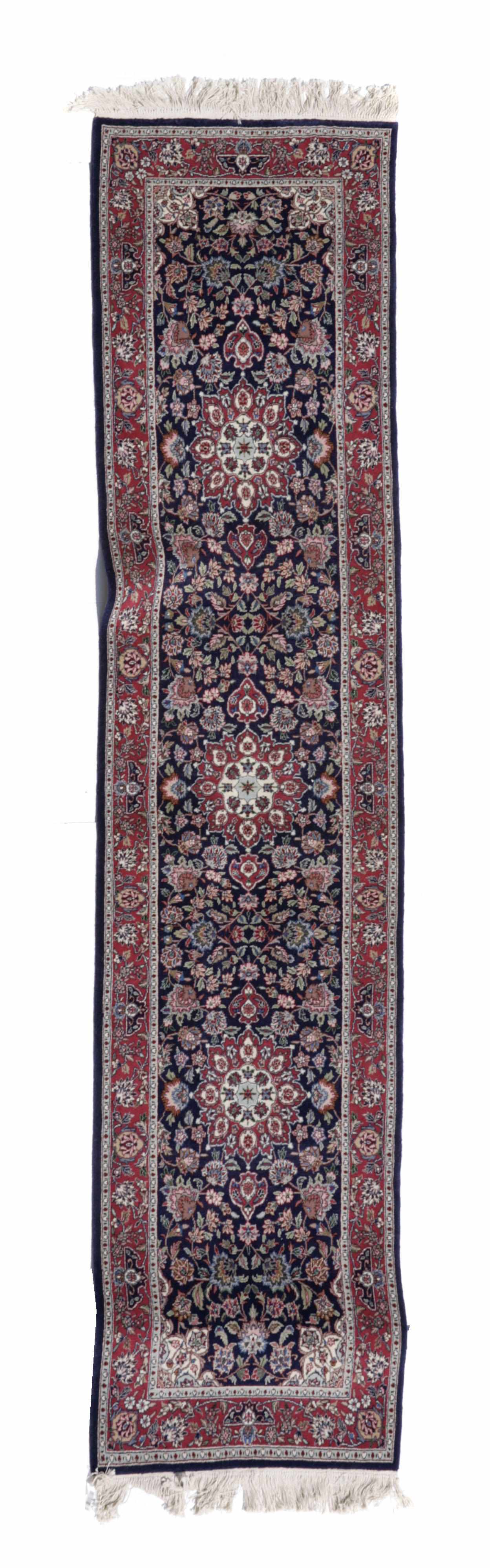 Appraisal: An Indo Tabriz runner size approximately ft in x ft