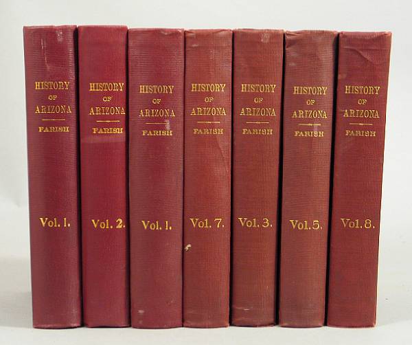 Appraisal: FARISH THOMAS EDWIN History of Arizona Phoenix - volumes including