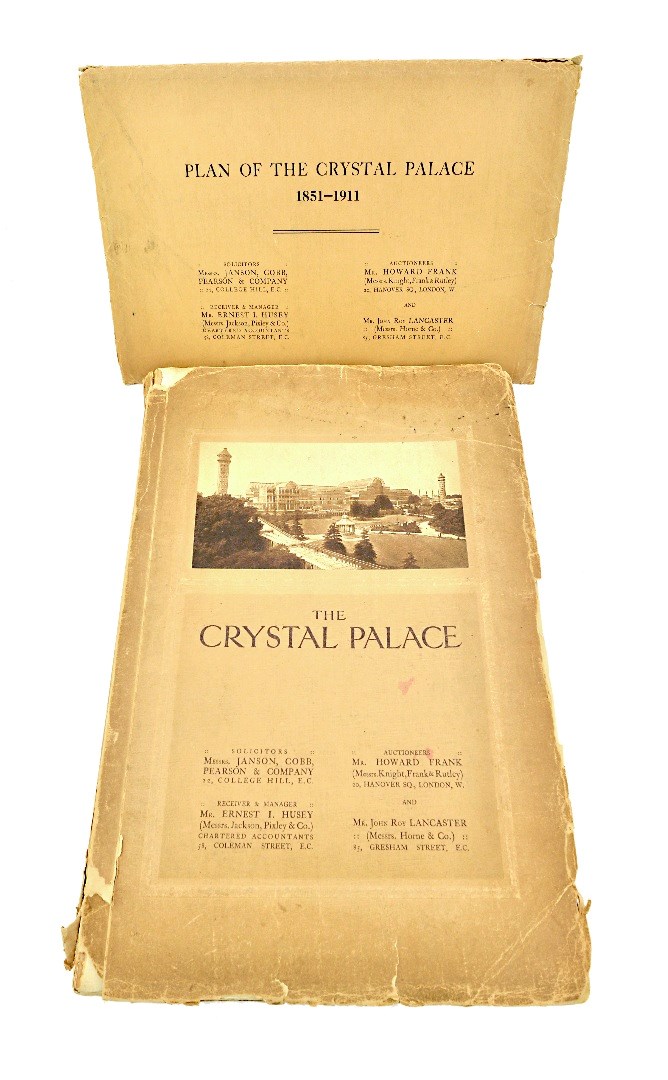 Appraisal: CRYSTAL PALACE - The Crystal Palace Sydenham Sale Catalogue th