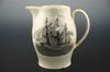 Appraisal: LIVERPOOL PITCHER - Early th c black transfer depicting sailing